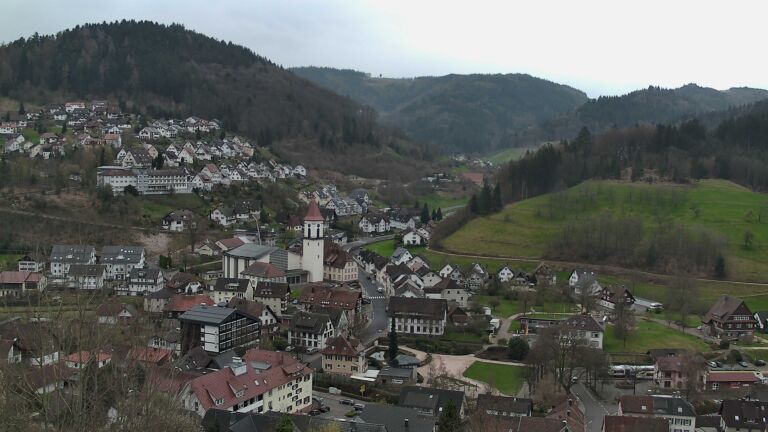 Dieses Bild zeigt eine Webcam-Aufnahme von Ottenhöfen, aufgenommen am Mittwoch, den 25.03.2026 um 09:40 Uhr