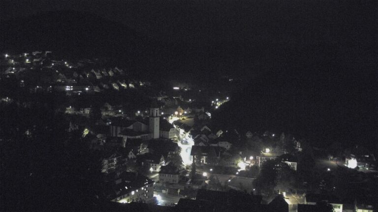 Dieses Bild zeigt eine Webcam-Aufnahme von Ottenhöfen, aufgenommen am Freitag, den 02.10.2026 um 01:30 Uhr