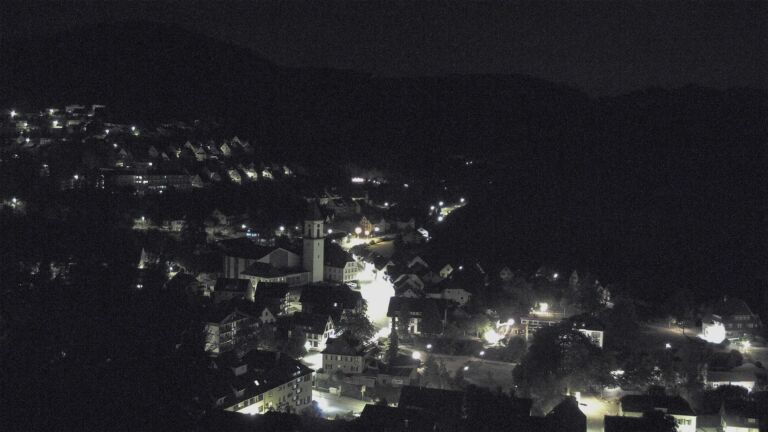 Dieses Bild zeigt eine Webcam-Aufnahme von Ottenhöfen, aufgenommen am Dienstag, den 25.08.2026 um 02:30 Uhr
