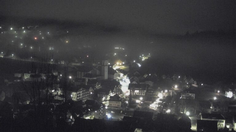 Dieses Bild zeigt eine Webcam-Aufnahme von Ottenhöfen, aufgenommen am Samstag, den 13.12.2025 um 03:00 Uhr