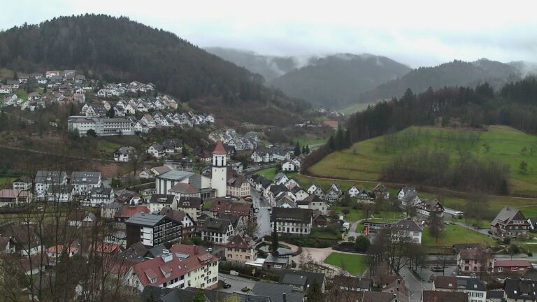 Dieses Bild zeigt eine Webcam-Aufnahme von Ottenhöfen, aufgenommen am Samstag, den 14.03.2026 um 10:00 Uhr