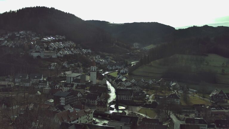 Dieses Bild zeigt eine Webcam-Aufnahme von Ottenhöfen, aufgenommen am Dienstag, den 27.01.2026 um 11:20 Uhr