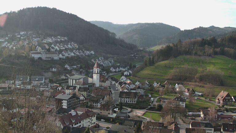 Dieses Bild zeigt eine Webcam-Aufnahme von Ottenhöfen, aufgenommen am Samstag, den 21.03.2026 um 08:00 Uhr