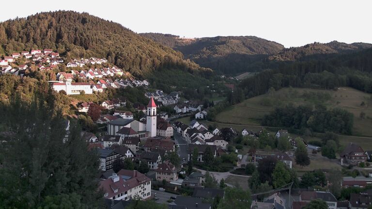 Dieses Bild zeigt eine Webcam-Aufnahme von Ottenhöfen, aufgenommen am Dienstag, den 28.07.2026 um 20:30 Uhr