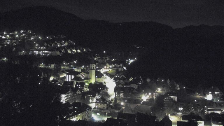 Dieses Bild zeigt eine Webcam-Aufnahme von Ottenhöfen, aufgenommen am Mittwoch, den 14.10.2026 um 20:40 Uhr