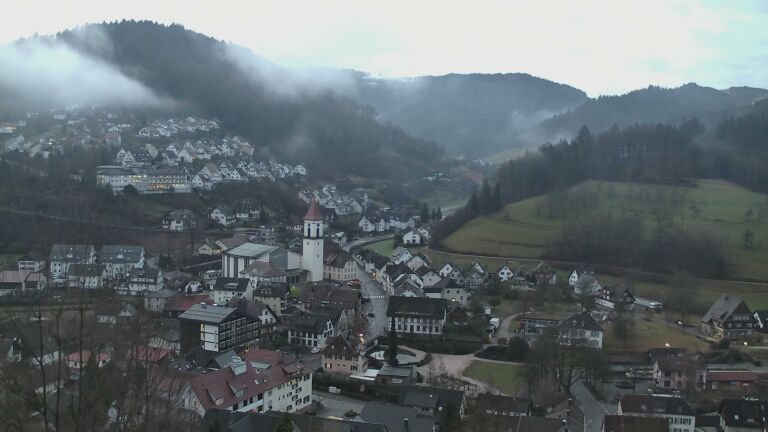 Dieses Bild zeigt eine Webcam-Aufnahme von Ottenhöfen, aufgenommen am Samstag, den 31.01.2026 um 07:40 Uhr