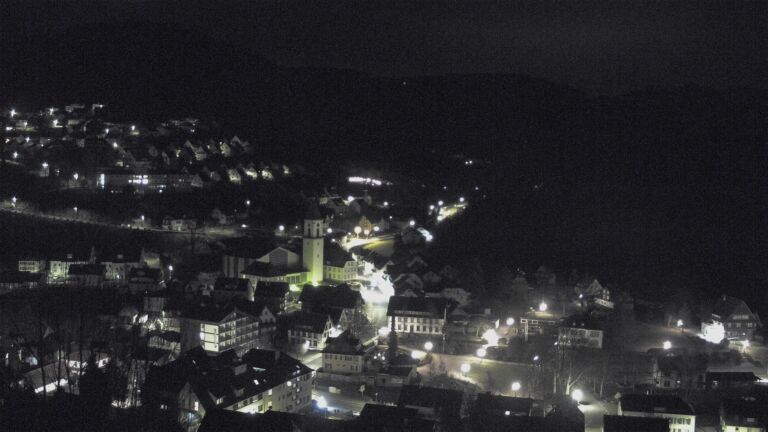 Dieses Bild zeigt eine Webcam-Aufnahme von Ottenhöfen, aufgenommen am Dienstag, den 10.02.2026 um 05:00 Uhr