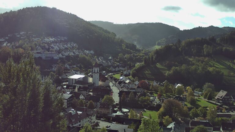 Dieses Bild zeigt eine Webcam-Aufnahme von Ottenhöfen, aufgenommen am Donnerstag, den 22.10.2026 um 11:20 Uhr