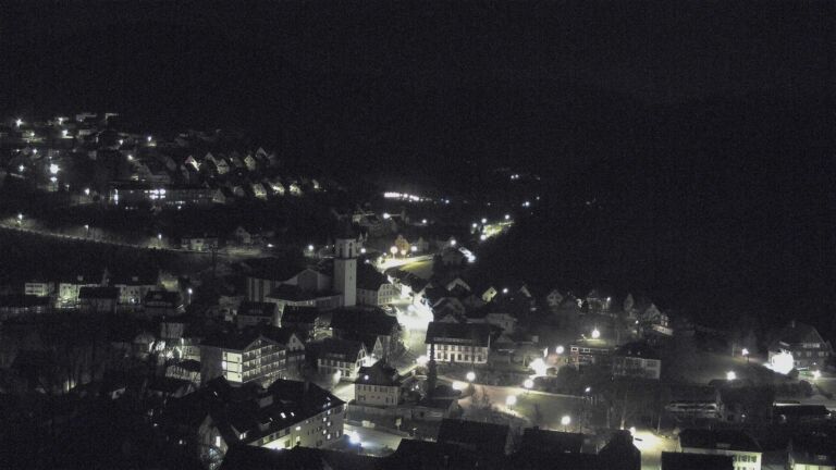 Dieses Bild zeigt eine Webcam-Aufnahme von Ottenhöfen, aufgenommen am Freitag, den 27.03.2026 um 04:00 Uhr