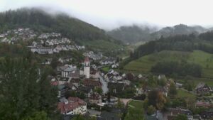 Dieses Bild zeigt eine Webcam-Aufnahme von Ottenhöfen, aufgenommen am Samstag, den 17.10.2026 um 12:10 Uhr