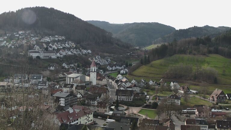 Dieses Bild zeigt eine Webcam-Aufnahme von Ottenhöfen, aufgenommen am Freitag, den 06.03.2026 um 08:50 Uhr