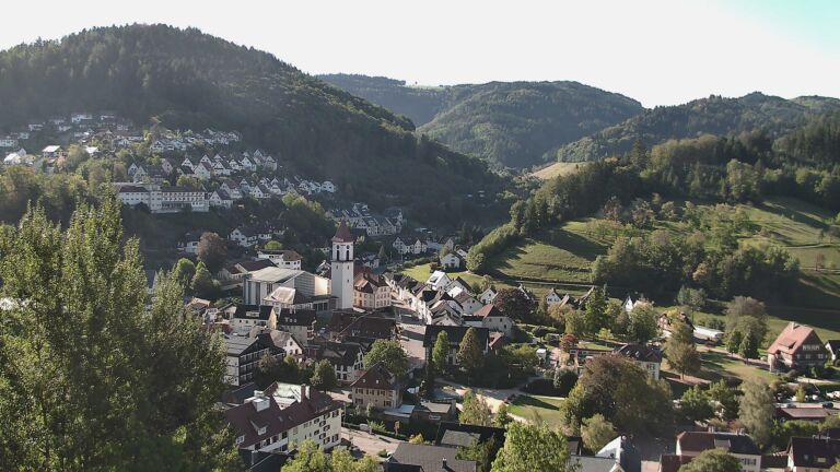 Dieses Bild zeigt eine Webcam-Aufnahme von Ottenhöfen, aufgenommen am Freitag, den 25.09.2026 um 10:00 Uhr