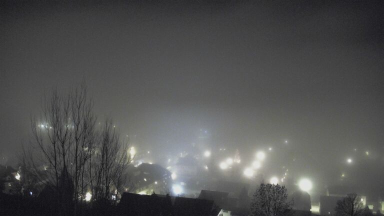 Dieses Bild zeigt eine Webcam-Aufnahme von Ottenhöfen, aufgenommen am Freitag, den 12.12.2025 um 23:00 Uhr