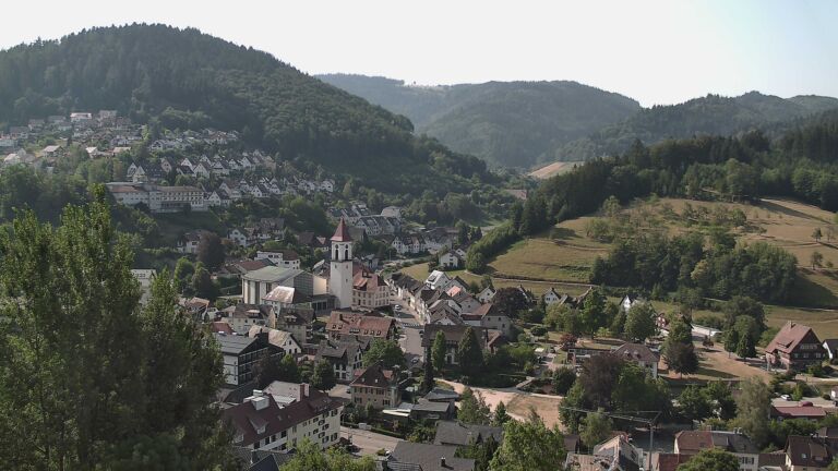 Dieses Bild zeigt eine Webcam-Aufnahme von Ottenhöfen, aufgenommen am Freitag, den 31.07.2026 um 10:10 Uhr