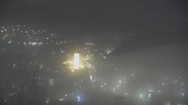 Dieses Bild zeigt eine Webcam-Aufnahme von Ottenhöfen, aufgenommen am Dienstag, den 27.01.2026 um 20:40 Uhr