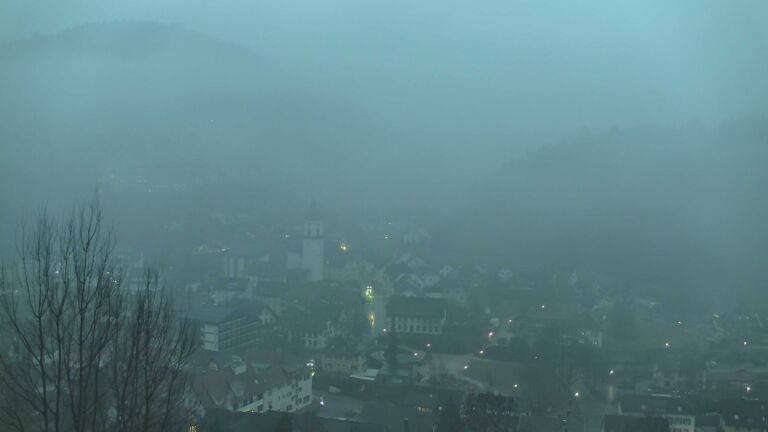 Dieses Bild zeigt eine Webcam-Aufnahme von Ottenhöfen, aufgenommen am Montag, den 26.01.2026 um 08:00 Uhr