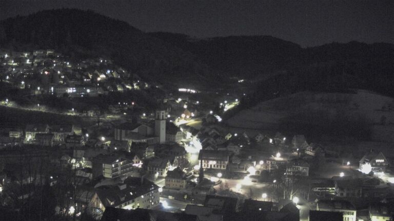 Dieses Bild zeigt eine Webcam-Aufnahme von Ottenhöfen, aufgenommen am Dienstag, den 30.12.2025 um 00:30 Uhr