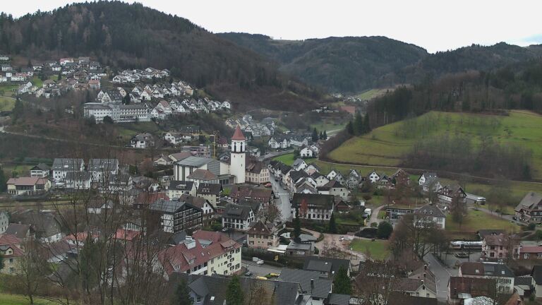 Dieses Bild zeigt eine Webcam-Aufnahme von Ottenhöfen, aufgenommen am Samstag, den 20.12.2025 um 09:40 Uhr