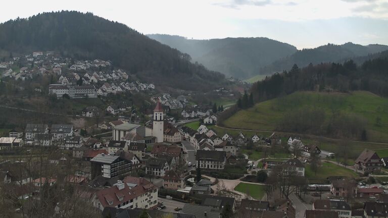 Dieses Bild zeigt eine Webcam-Aufnahme von Ottenhöfen, aufgenommen am Montag, den 23.03.2026 um 10:00 Uhr