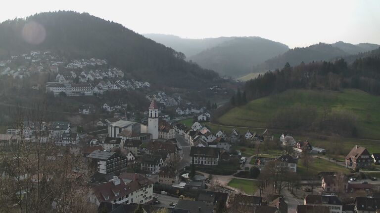 Dieses Bild zeigt eine Webcam-Aufnahme von Ottenhöfen, aufgenommen am Montag, den 09.03.2026 um 08:30 Uhr