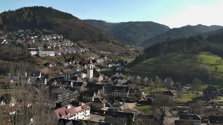 Dieses Bild zeigt eine Webcam-Aufnahme von Ottenhöfen, aufgenommen am Donnerstag, den 26.02.2026 um 15:20 Uhr