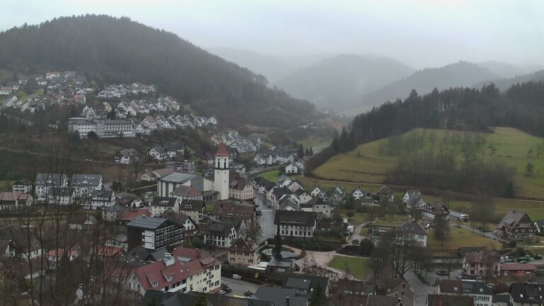 Dieses Bild zeigt eine Webcam-Aufnahme von Ottenhöfen, aufgenommen am Mittwoch, den 11.02.2026 um 09:20 Uhr