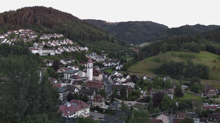 Dieses Bild zeigt eine Webcam-Aufnahme von Ottenhöfen, aufgenommen am Freitag, den 03.07.2026 um 21:30 Uhr