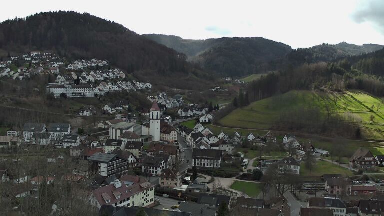 Dieses Bild zeigt eine Webcam-Aufnahme von Ottenhöfen, aufgenommen am Sonntag, den 01.03.2026 um 11:20 Uhr