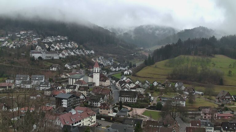 Dieses Bild zeigt eine Webcam-Aufnahme von Ottenhöfen, aufgenommen am Freitag, den 20.02.2026 um 11:30 Uhr