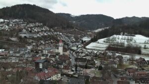 Dieses Bild zeigt eine Webcam-Aufnahme von Ottenhöfen, aufgenommen am Freitag, den 09.01.2026 um 08:40 Uhr