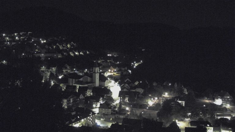 Dieses Bild zeigt eine Webcam-Aufnahme von Ottenhöfen, aufgenommen am Donnerstag, den 13.08.2026 um 03:30 Uhr