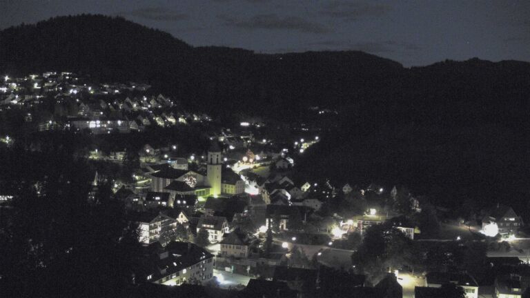 Dieses Bild zeigt eine Webcam-Aufnahme von Ottenhöfen, aufgenommen am Donnerstag, den 10.09.2026 um 20:50 Uhr