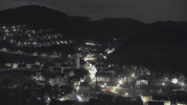 Dieses Bild zeigt eine Webcam-Aufnahme von Ottenhöfen, aufgenommen am Mittwoch, den 01.04.2026 um 03:30 Uhr