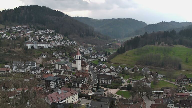 Dieses Bild zeigt eine Webcam-Aufnahme von Ottenhöfen, aufgenommen am Samstag, den 21.03.2026 um 11:10 Uhr