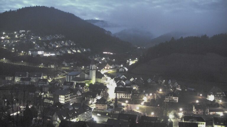 Dieses Bild zeigt eine Webcam-Aufnahme von Ottenhöfen, aufgenommen am Samstag, den 31.01.2026 um 07:10 Uhr