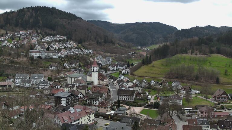 Dieses Bild zeigt eine Webcam-Aufnahme von Ottenhöfen, aufgenommen am Montag, den 16.03.2026 um 11:40 Uhr