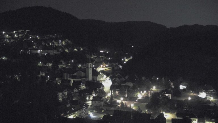 Dieses Bild zeigt eine Webcam-Aufnahme von Ottenhöfen, aufgenommen am Mittwoch, den 27.05.2026 um 00:30 Uhr