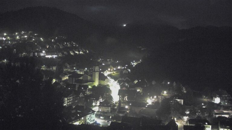 Dieses Bild zeigt eine Webcam-Aufnahme von Ottenhöfen, aufgenommen am Mittwoch, den 14.10.2026 um 06:40 Uhr