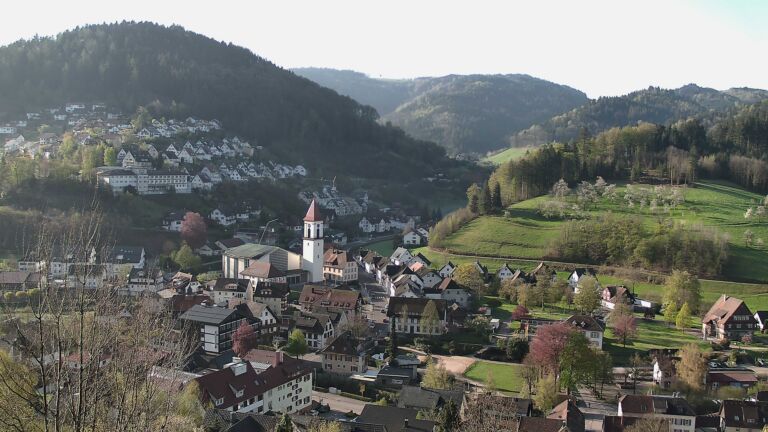 Dieses Bild zeigt eine Webcam-Aufnahme von Ottenhöfen, aufgenommen am Mittwoch, den 15.04.2026 um 08:40 Uhr