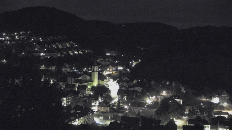 Dieses Bild zeigt eine Webcam-Aufnahme von Ottenhöfen, aufgenommen am Dienstag, den 25.08.2026 um 05:30 Uhr