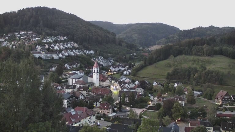 Dieses Bild zeigt eine Webcam-Aufnahme von Ottenhöfen, aufgenommen am Dienstag, den 22.09.2026 um 06:50 Uhr