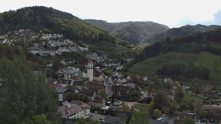 Dieses Bild zeigt eine Webcam-Aufnahme von Ottenhöfen, aufgenommen am Samstag, den 24.10.2026 um 12:40 Uhr