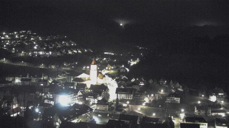 Dieses Bild zeigt eine Webcam-Aufnahme von Ottenhöfen, aufgenommen am Freitag, den 20.02.2026 um 20:20 Uhr