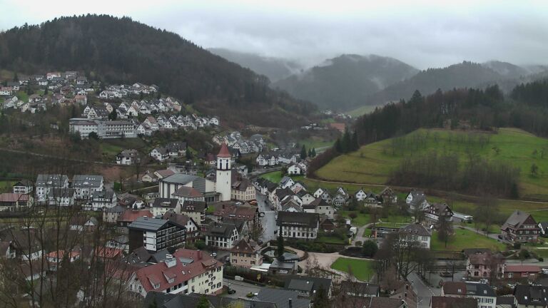 Dieses Bild zeigt eine Webcam-Aufnahme von Ottenhöfen, aufgenommen am Samstag, den 14.03.2026 um 10:20 Uhr