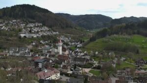 Dieses Bild zeigt eine Webcam-Aufnahme von Ottenhöfen, aufgenommen am Samstag, den 11.04.2026 um 16:10 Uhr