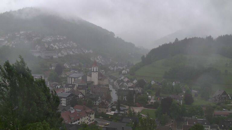 Dieses Bild zeigt eine Webcam-Aufnahme von Ottenhöfen, aufgenommen am Montag, den 11.05.2026 um 16:50 Uhr