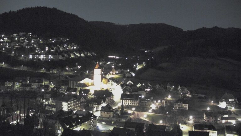 Dieses Bild zeigt eine Webcam-Aufnahme von Ottenhöfen, aufgenommen am Montag, den 02.03.2026 um 20:50 Uhr