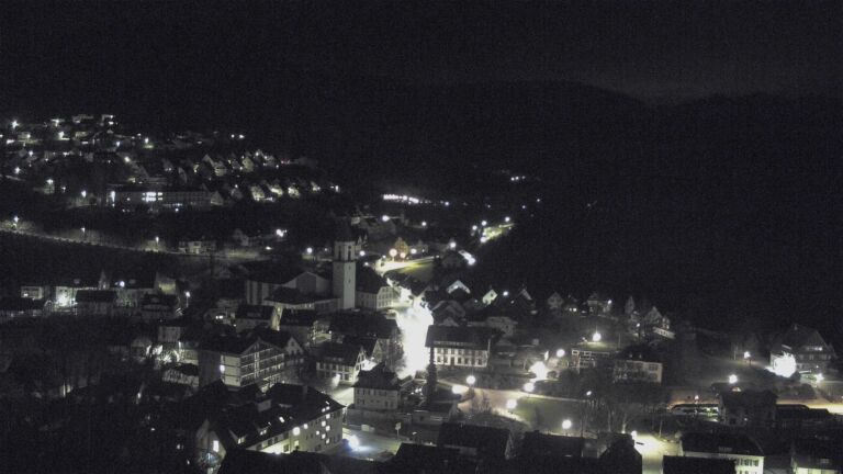 Dieses Bild zeigt eine Webcam-Aufnahme von Ottenhöfen, aufgenommen am Montag, den 16.03.2026 um 23:00 Uhr