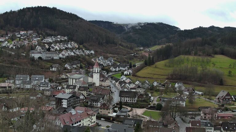 Dieses Bild zeigt eine Webcam-Aufnahme von Ottenhöfen, aufgenommen am Montag, den 23.02.2026 um 10:40 Uhr