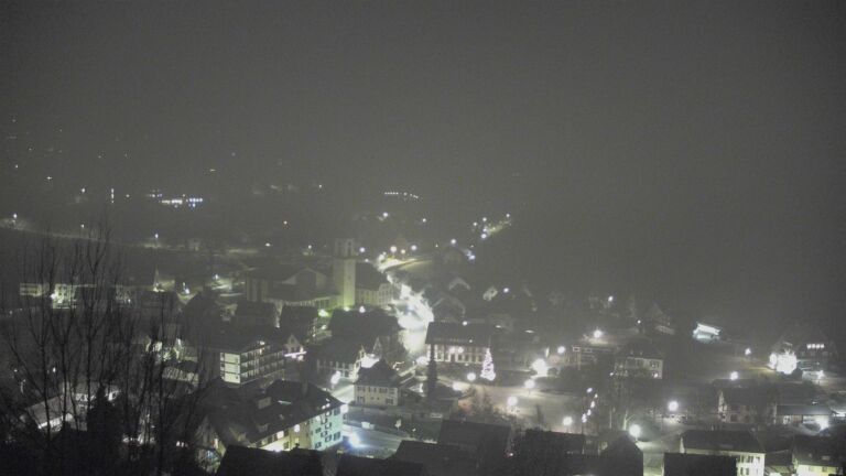 Dieses Bild zeigt eine Webcam-Aufnahme von Ottenhöfen, aufgenommen am Samstag, den 27.12.2025 um 06:50 Uhr